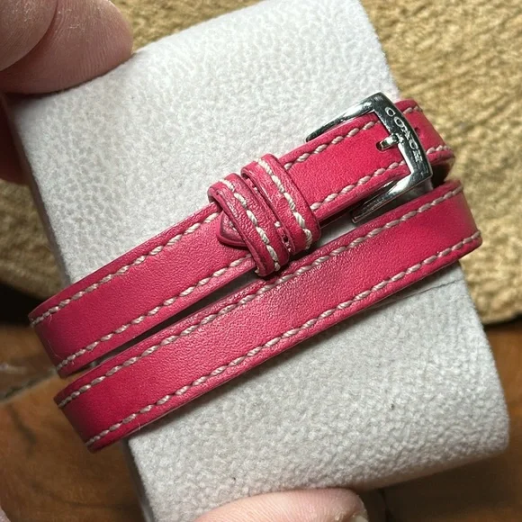 COACH Madison Stainless Steel Wrap-Strap Watch - Picture 7 of 15